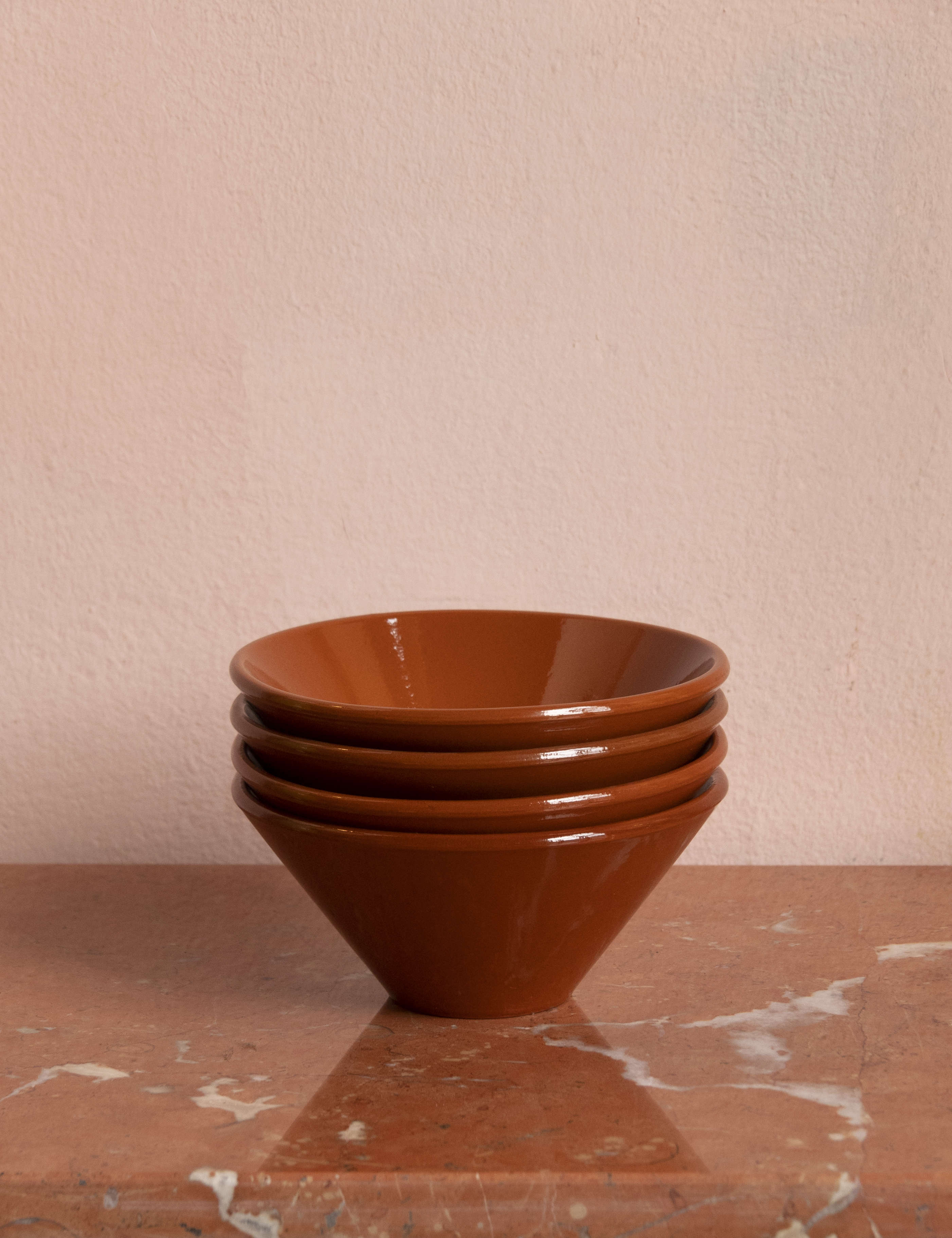 bowls set marron
